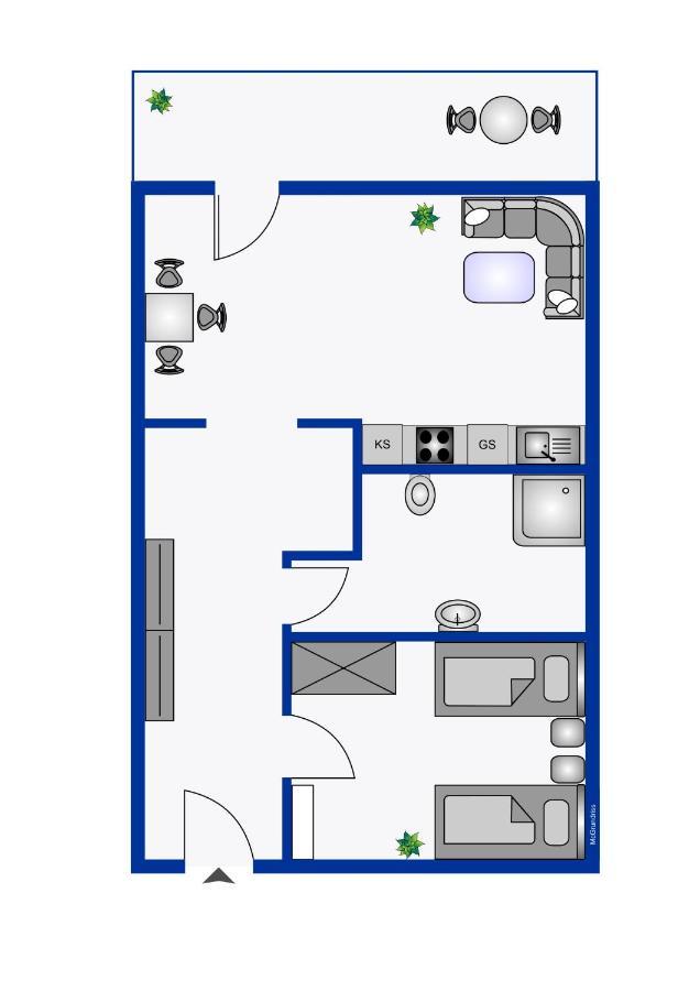 Ferienwohnung Beeke Вик-ауф-Фёр Экстерьер фото